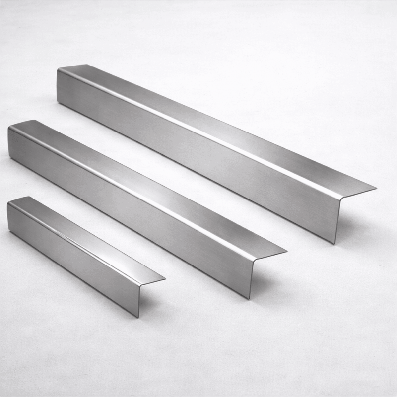 Edelstahl Winkel blank 2 mm V2A